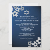 Soccer Bar Mitzvah Invitation (Devant)