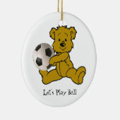 SOCCER BEER-ORNAMENT KERAMISCH ORNAMENT (Rechts)