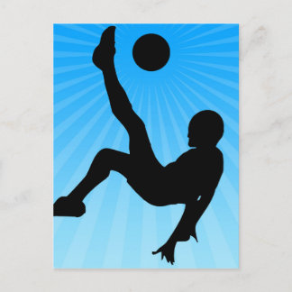 Soccer Bicycle Kick Briefkaart