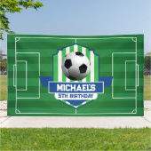 Soccer Birthday banner backdrop  (Buitenkant)