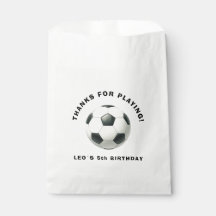 Soccer Birthday Favor Bag Boy | Editable 