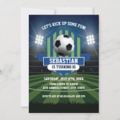 Soccer Birthday Invitation (Devant)