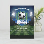 Soccer Birthday Invitation (Debout devant)