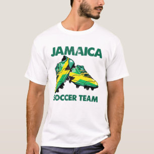 Soccer Boots Jamaica Soccer Team Support Jamaica T-shirt