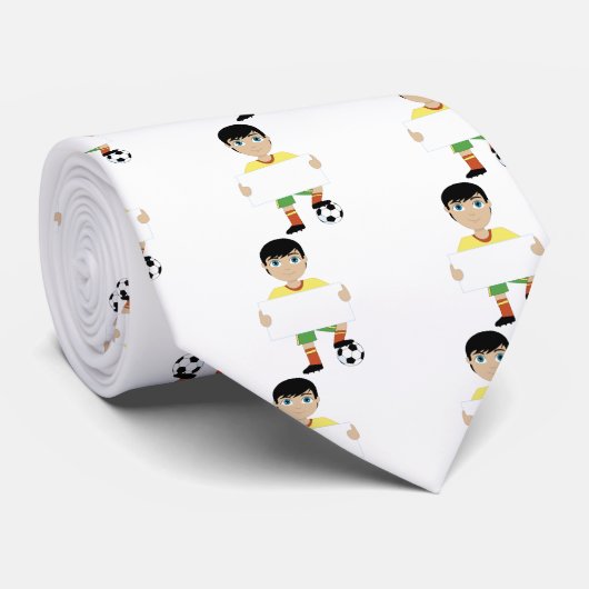 Soccer Boy Stropdas (Opgerold)