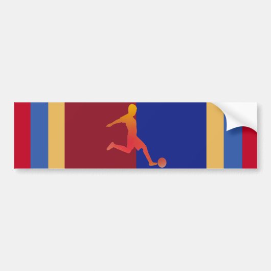 Soccer Bumpersticker (Voorkant)