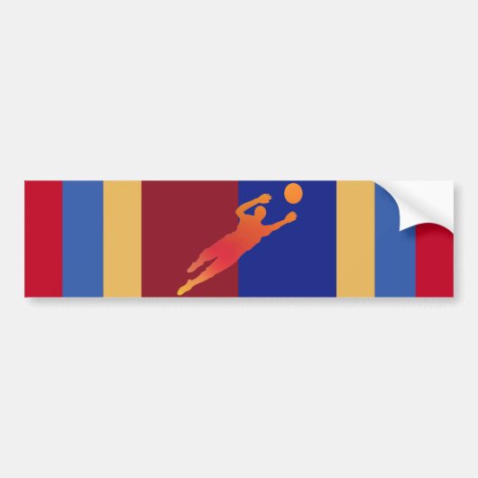 Soccer Bumpersticker (Voorkant)