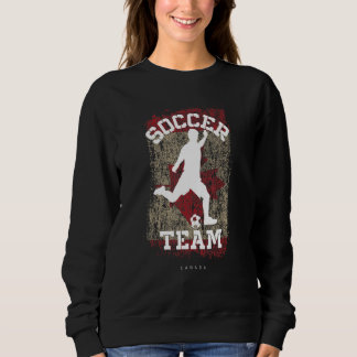 Soccer Canada Flag Football Team Soccer Player Trui