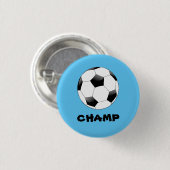 Soccer Champ Badge Ronde Button 3,2 Cm (Voorkant /achterkant)