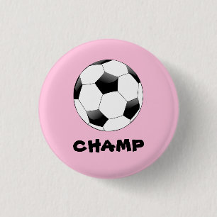 Soccer Champ Badge Ronde Button 3,2 Cm