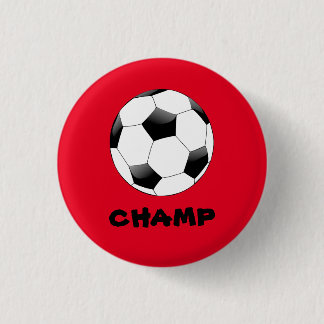 Soccer Champ Badge Ronde Button 3,2 Cm