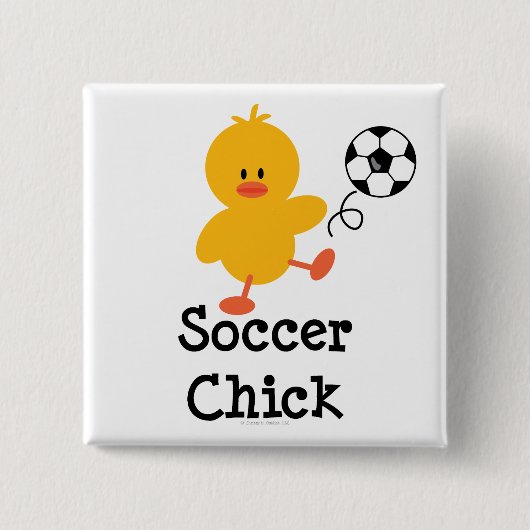 Soccer Chick Button (Voorkant)