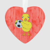 Soccer Chick Ornament (achterkant)