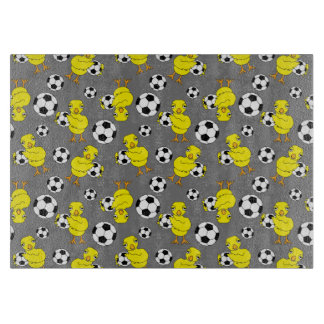 Soccer Chick Pattern Snijplank