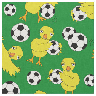 Soccer Chick Pattern Stof