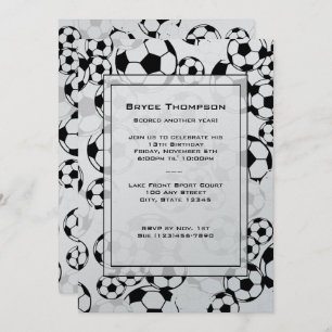 Soccer Classic Party Uitnodiging