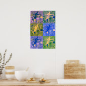 Soccer Collage Soccer Art 2014 futebol Futbol Poster (Keuken)