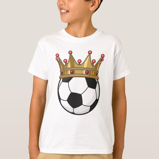 Soccer Crown King T-shirt (Voorkant)