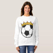Soccer Crown Queen Trui (Voorkant volledig)