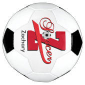 Soccer | CUSTOMISÉ | Rouge (Tourné)