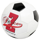 Soccer | CUSTOMISÉ | Rouge (3/4)