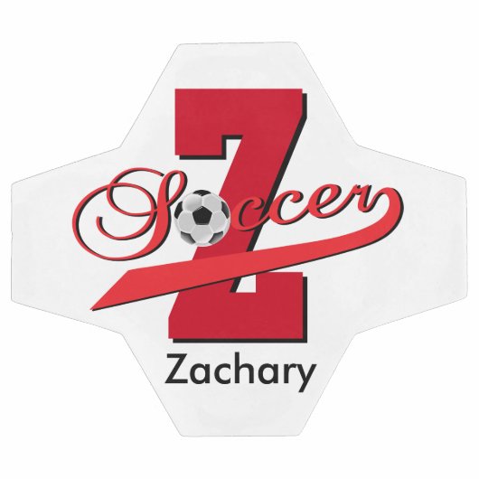 Soccer | CUSTOMISÉ | Rouge (Plat)