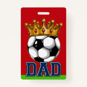 Soccer DAD Badge (Voorkant)