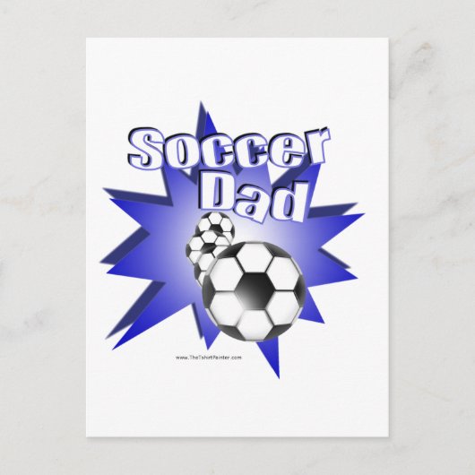 Soccer DAD Briefkaart (Voorkant)