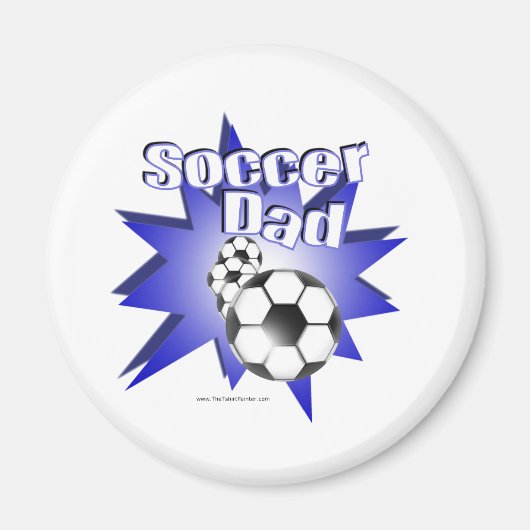 Soccer DAD Magneet (Voorkant)
