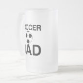 SOCCER DAD MATGLAS BIERPUL (Voorkant links)