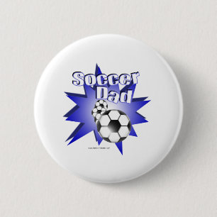 Soccer DAD Ronde Button 5,7 Cm