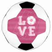 Soccer d'amour rose (Devant)