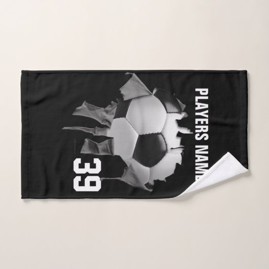 Soccer déchiré (Serviette à main)