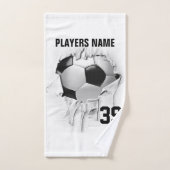 Soccer déchiré (Serviette à main)
