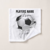 Soccer déchiré (Gant de toilette)