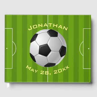 Soccer Design Guest Book Gastenboek