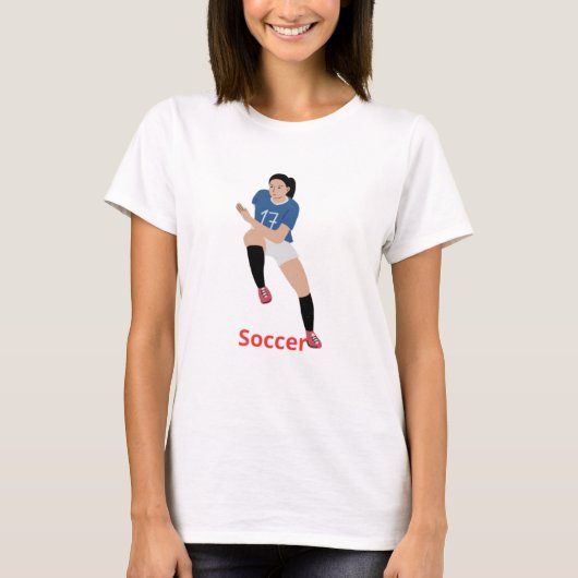 Soccer Design  T-shirt (Voorkant)
