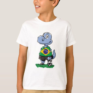 Soccer Dinosaur - Brazilië T-shirt