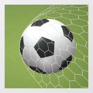 Soccer-doel Raamsticker