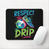Soccer Drip Melting Ice Cream Respect The Drip Boy Muismat (Met muis)