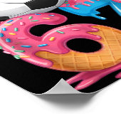 Soccer Drip Number 67 Boys Soccer Player 67  Poster (Hoek)