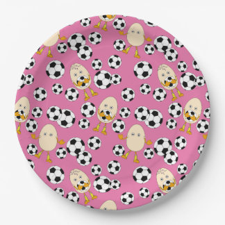 Soccer Egghead Pattern Papieren Bordje