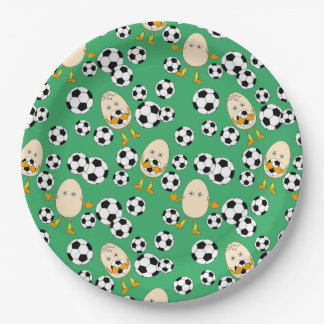 Soccer Egghead Pattern Papieren Bordje