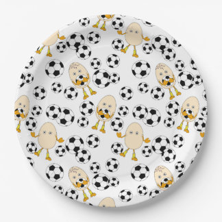 Soccer Egghead Pattern Papieren Bordje