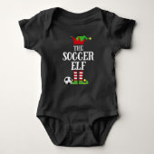 Soccer Elf Family Matching Kerstgroep Elf Romper (Voorkant)