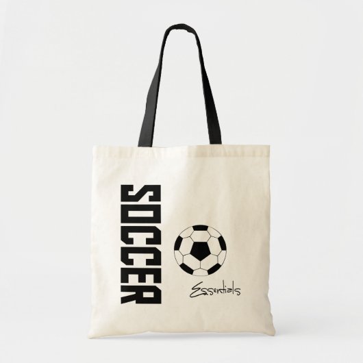 Soccer Essentials Canvas tas (Voorkant)