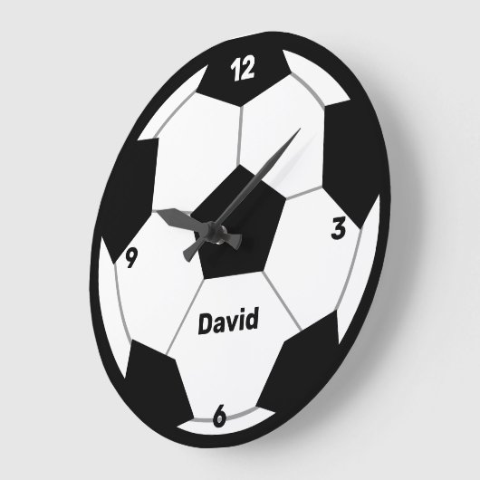 Soccer Fan AcrylWall klok (Hoek)