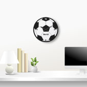 Soccer Fan AcrylWall klok