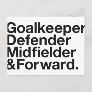 SOCCER Fan Briefkaart