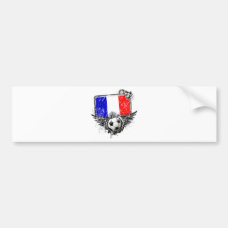 Soccer fan France Bumpersticker